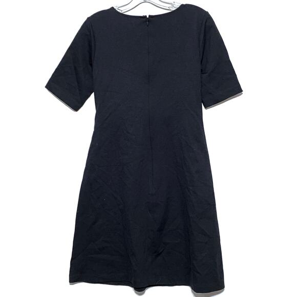 Lark & Ro Classic Little Black Dress 10 V Neck Whimsigoth Dark Romantic Career - Picture 2 of 7